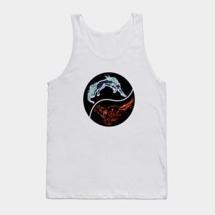 Yin and yang Hatia and Skole Tank Top